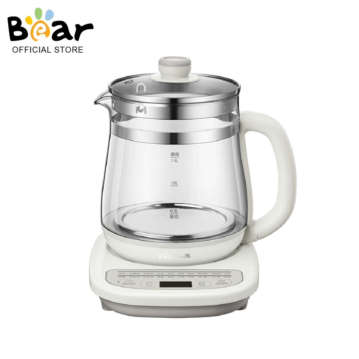 Bear Health Pot 1.5L 1000W 24Hour Timer 4090°C Keep Warm Bear